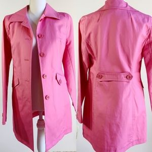 Ann Taylor Loft Pink Raincoat